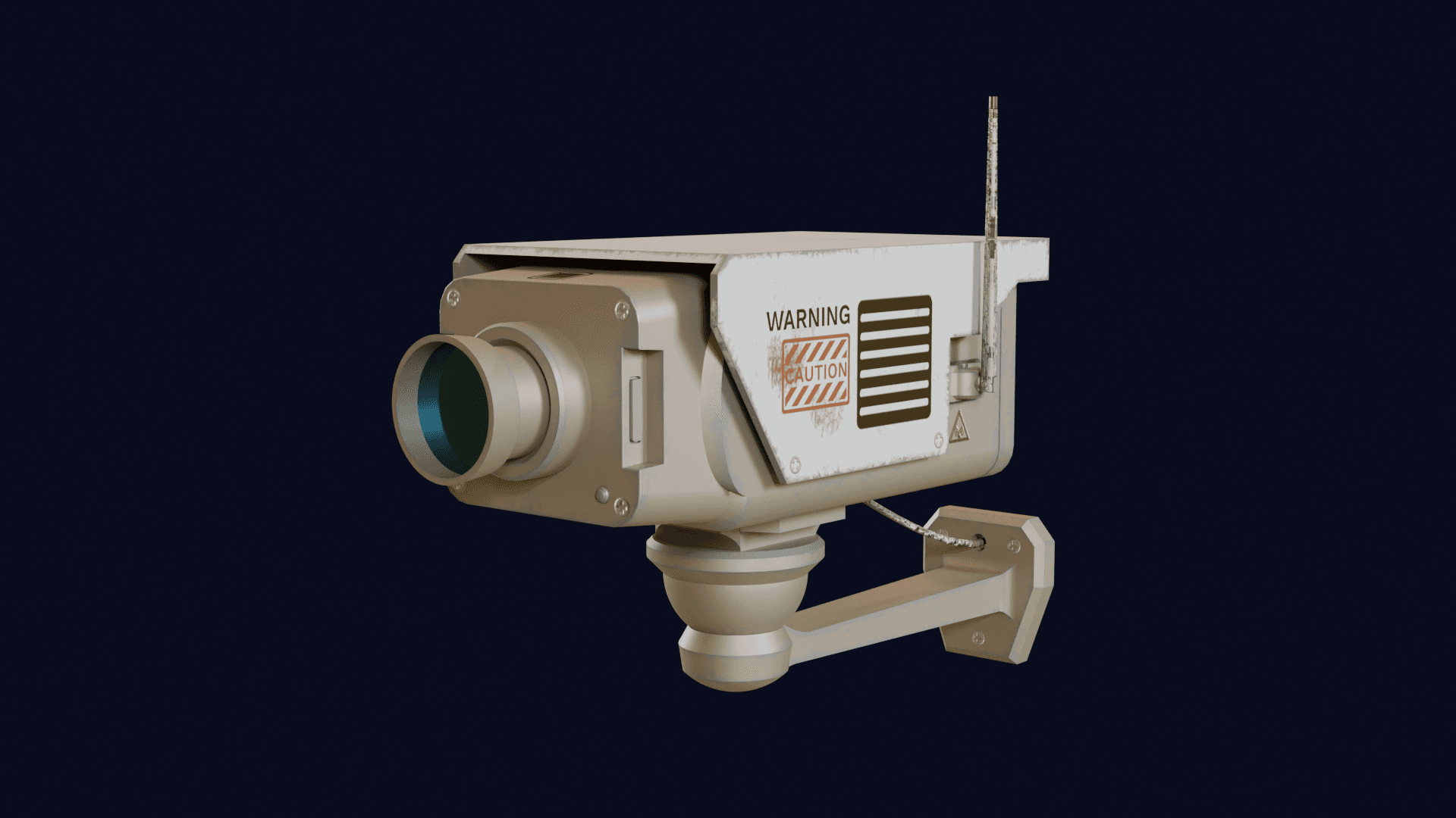 Smart Home Security Camera 3D Model