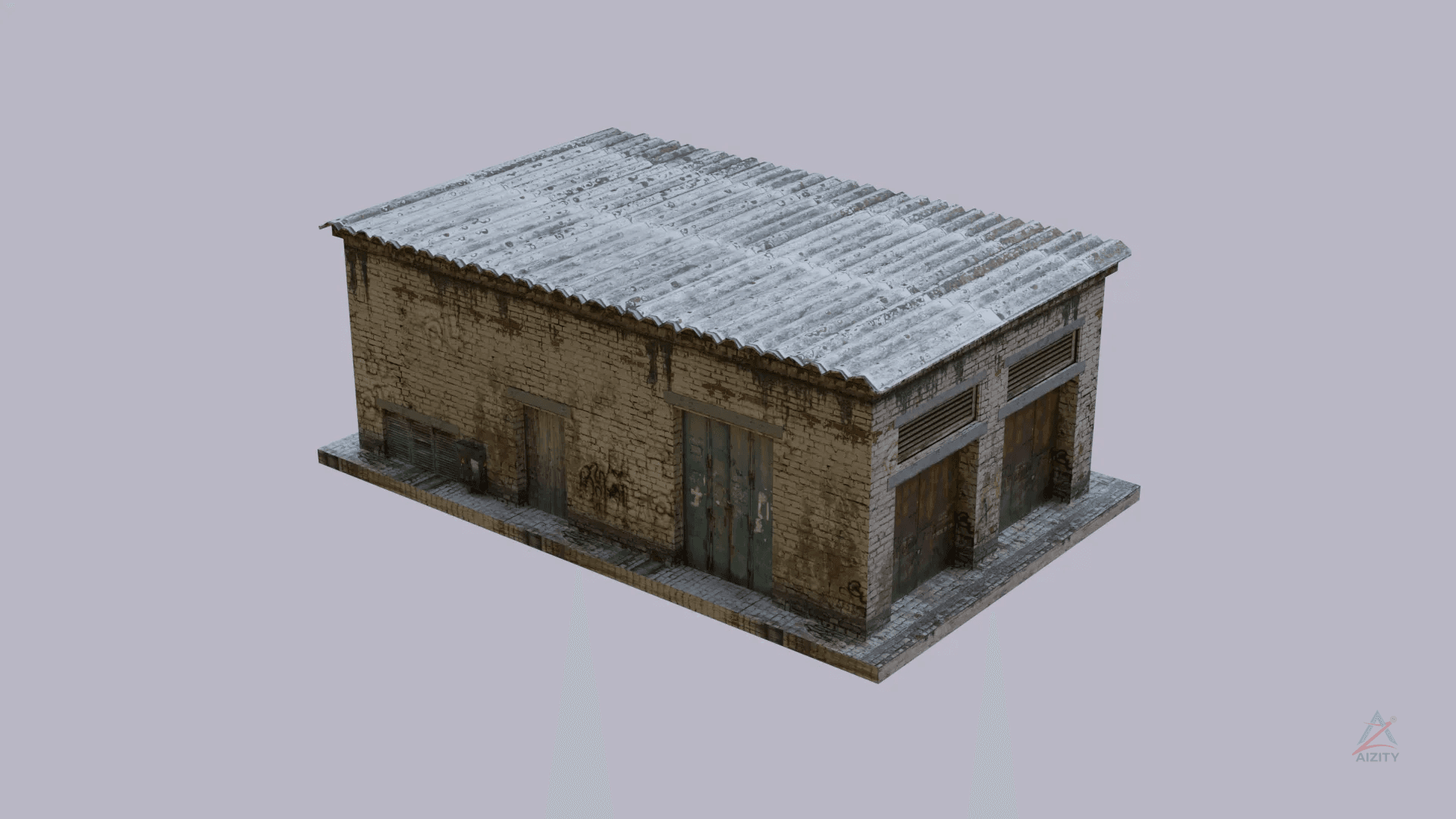 Old Garage 3D Model