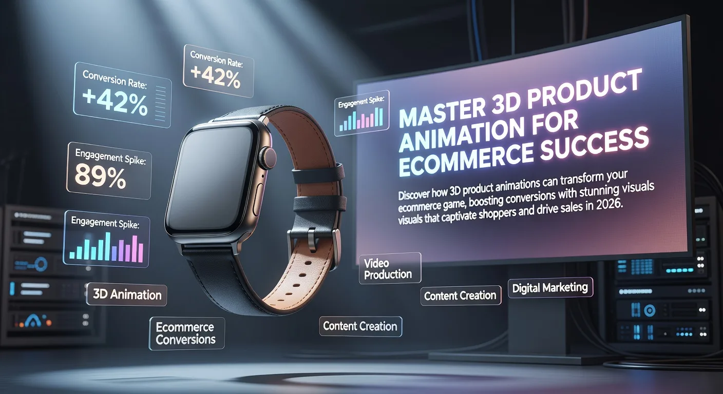3D Product Animation Boosting Ecommerce Sales