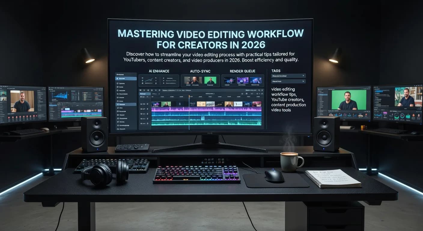 Video Editing Workflow for Creators in 2026