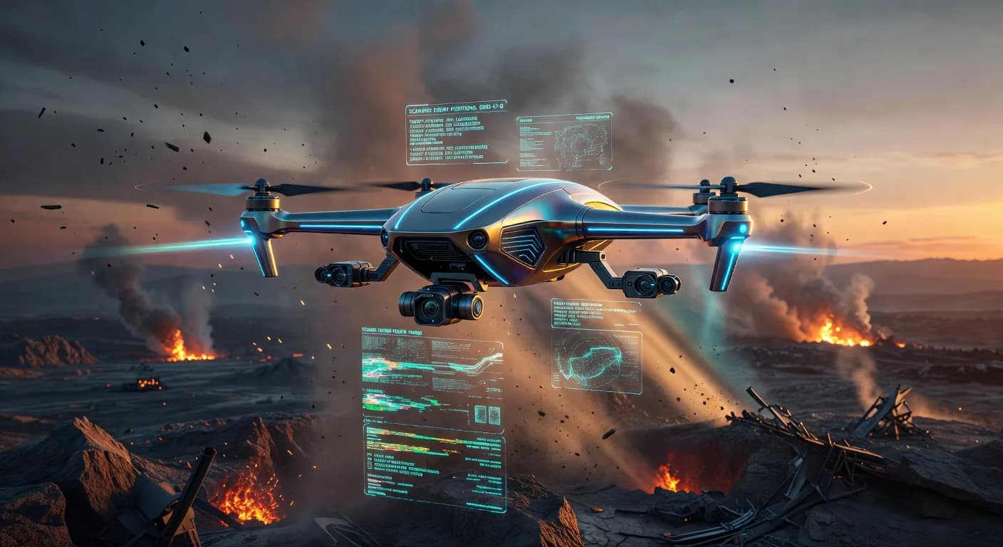 High-resolution, Cinematic Scene in a 16:9 Aspect Ratio, Depicting a Sleek Futuristic...