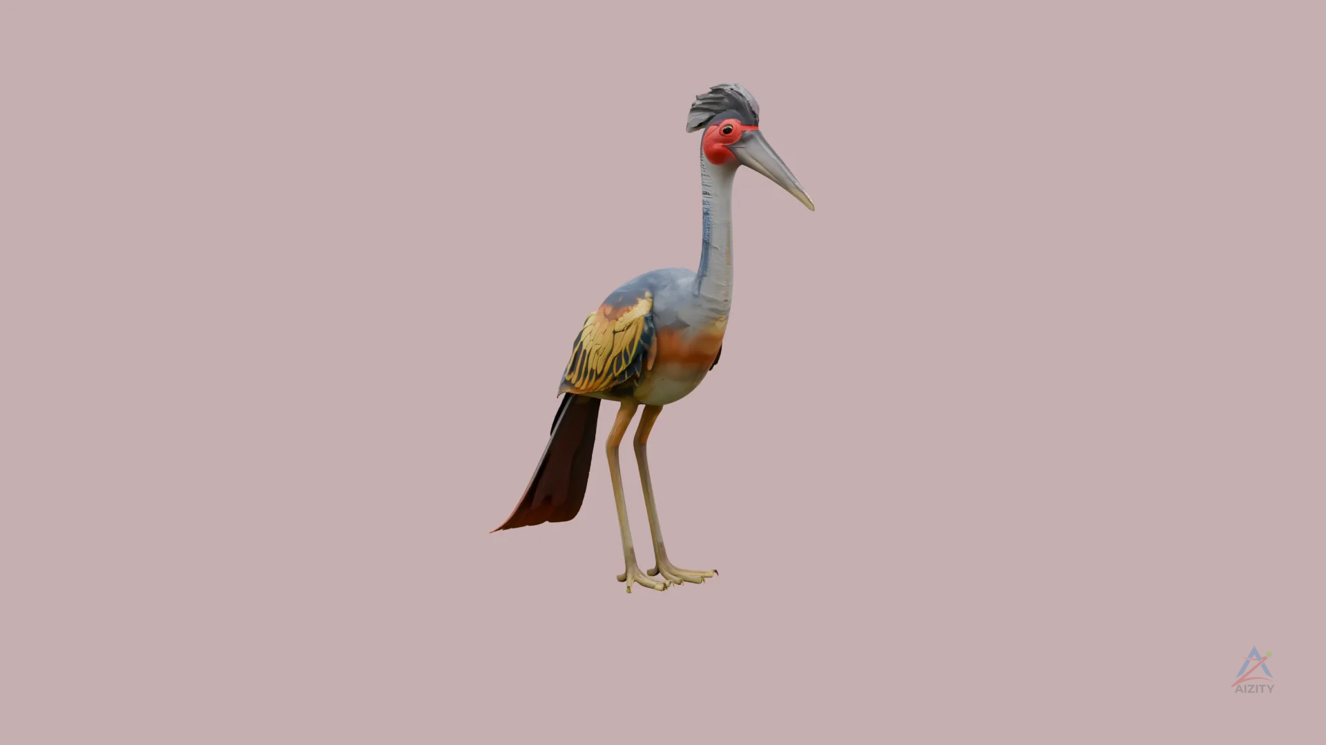 Bird of Paradise 3D model